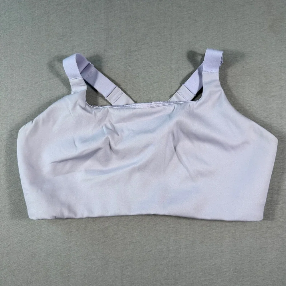 Lululemon Ultralu Square Neck Workout Bra Medium Support  Lavender frost 8